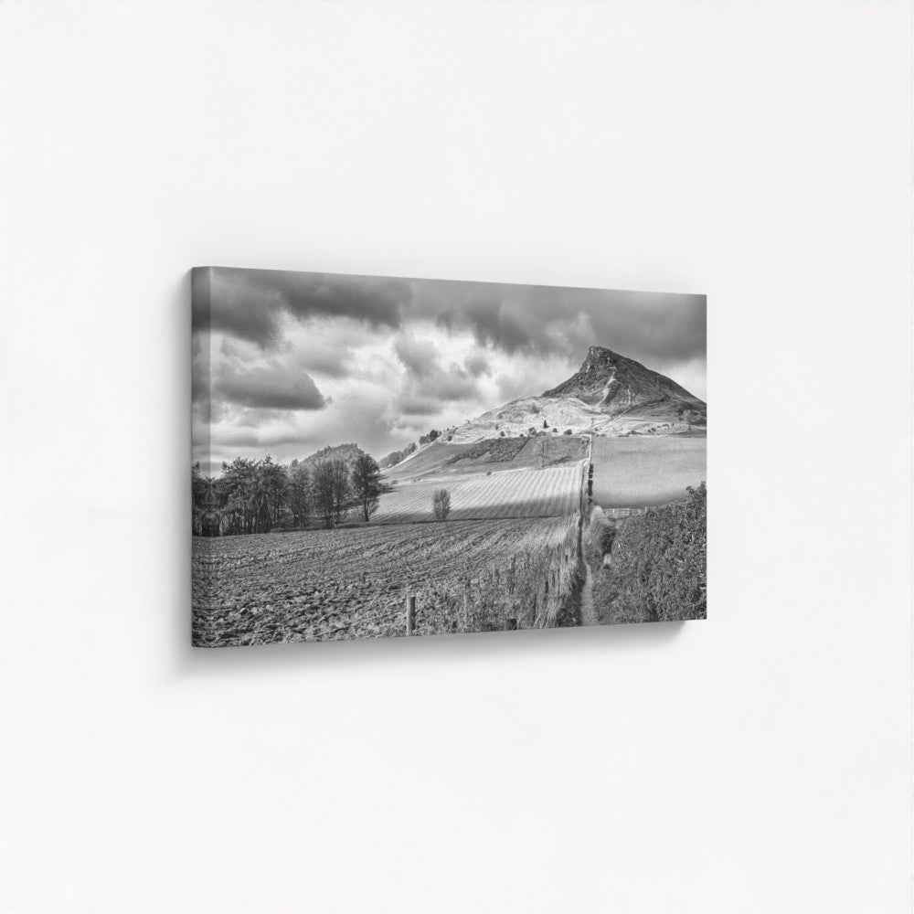 Roseberry Topping black and white - Panoramic Print / Framed / Canvas Photographic Wall Art