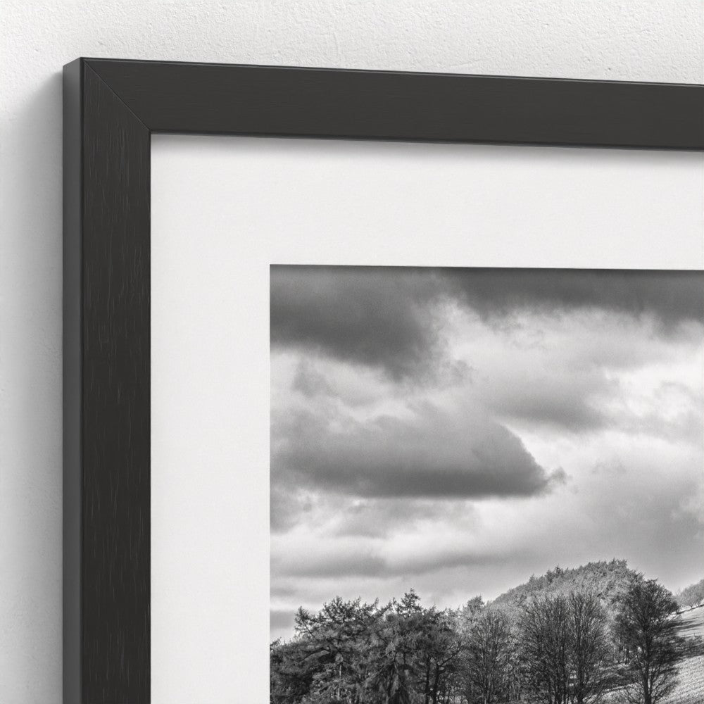 Roseberry Topping black and white - Panoramic Print / Framed / Canvas Photographic Wall Art