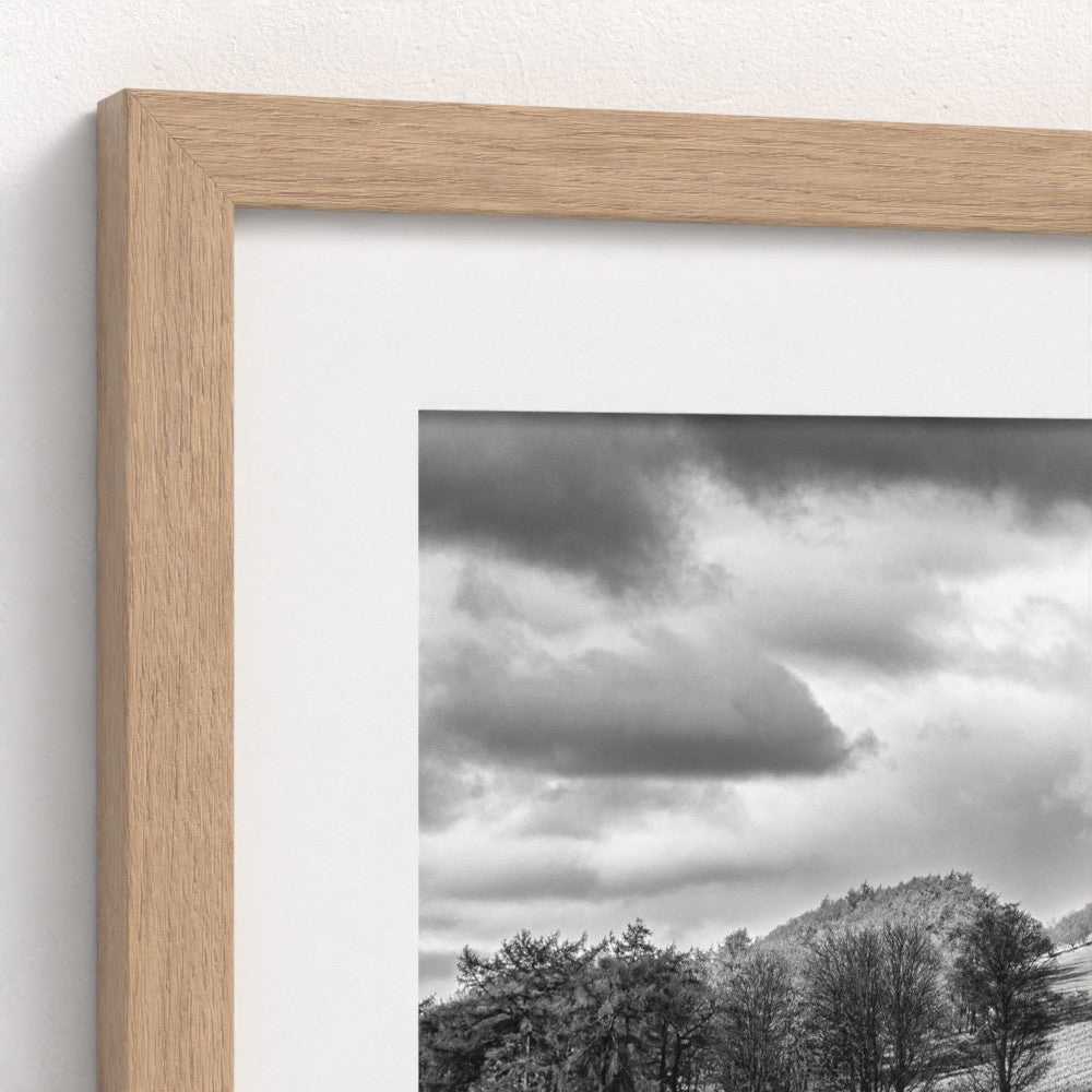 Roseberry Topping black and white - Panoramic Print / Framed / Canvas Photographic Wall Art
