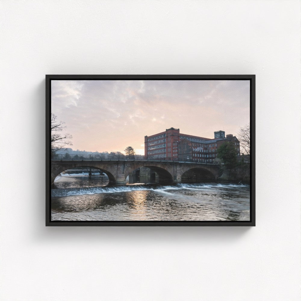 Belper Mills, Sunrise - Print / Framed / Canvas Photographic Wall Art