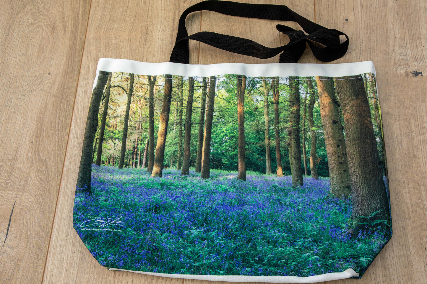 Woodland Bluebells - Canvas Tote Shopping Bag