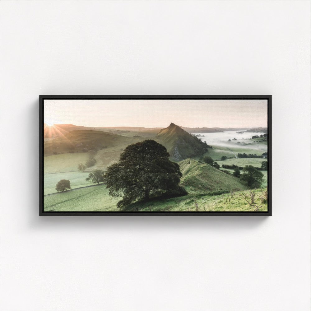 Chrome Hill Sunrise - Panoramic Print / Framed / Canvas Photographic Wall Art