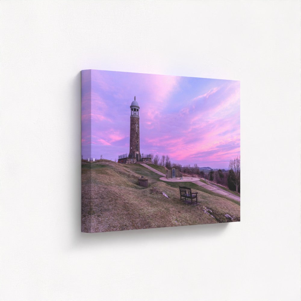 Crich Memorial Stand Sunrise - Print / Framed / Canvas Photographic Wall Art