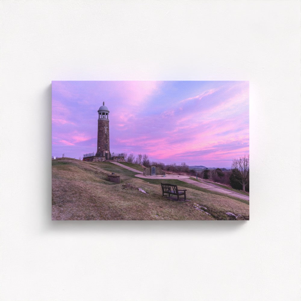 Crich Memorial Stand Sunrise - Print / Framed / Canvas Photographic Wall Art