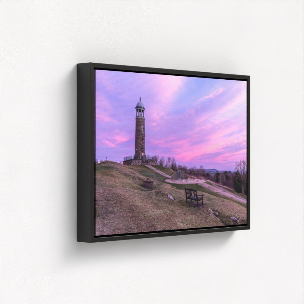 Crich Memorial Stand Sunrise - Print / Framed / Canvas Photographic Wall Art