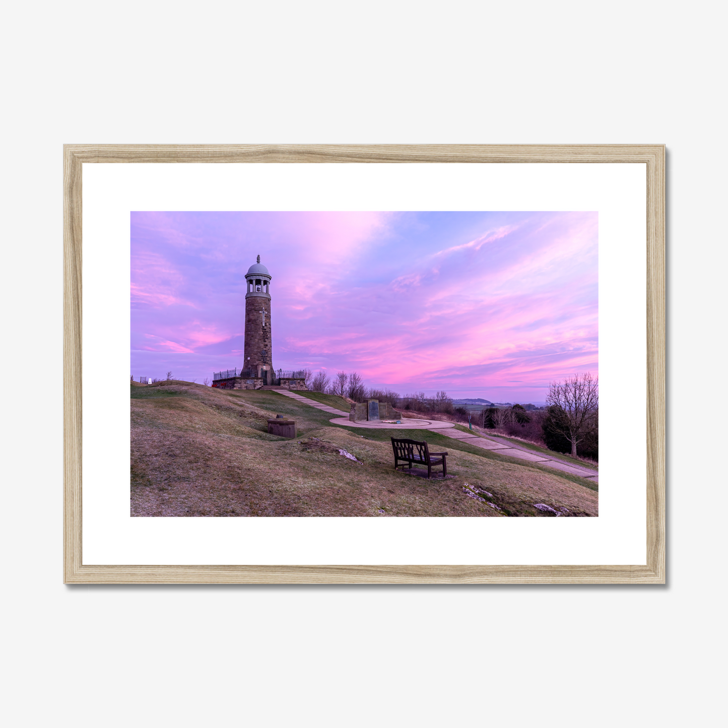 Crich Memorial Stand Sunrise - Print / Framed / Canvas Photographic Wall Art