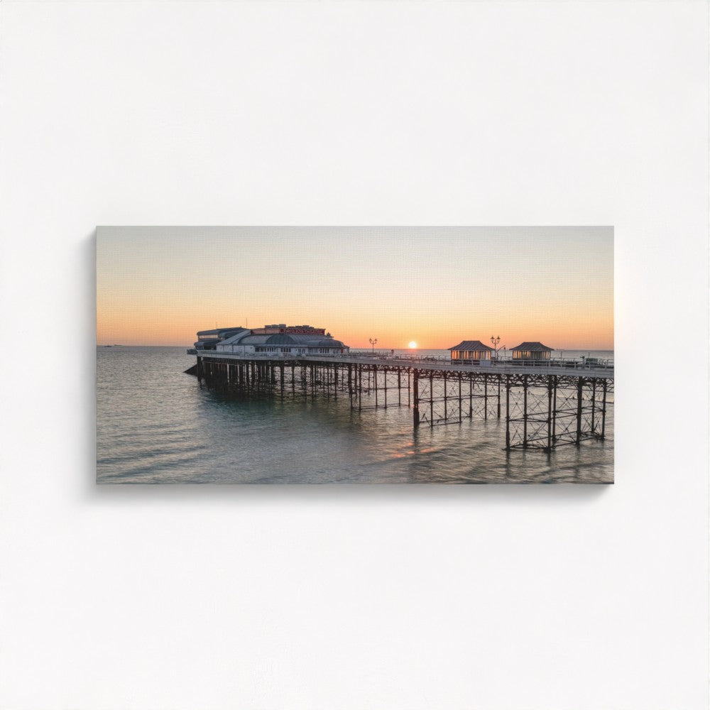 Cromer Pier Sunrise, Norfolk - Panoramic Print / Framed / Canvas Photographic Wall Art