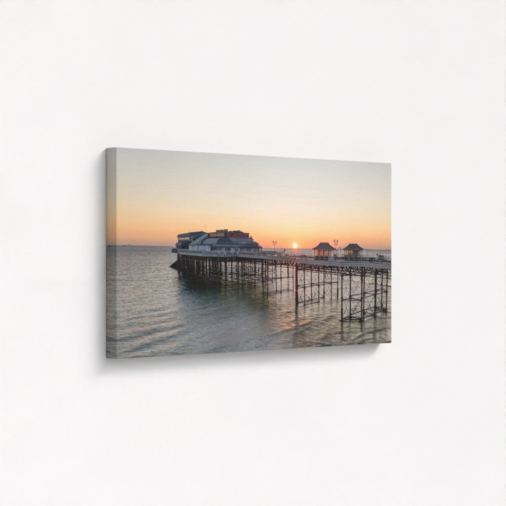 Cromer Pier Sunrise, Norfolk - Panoramic Print / Framed / Canvas Photographic Wall Art