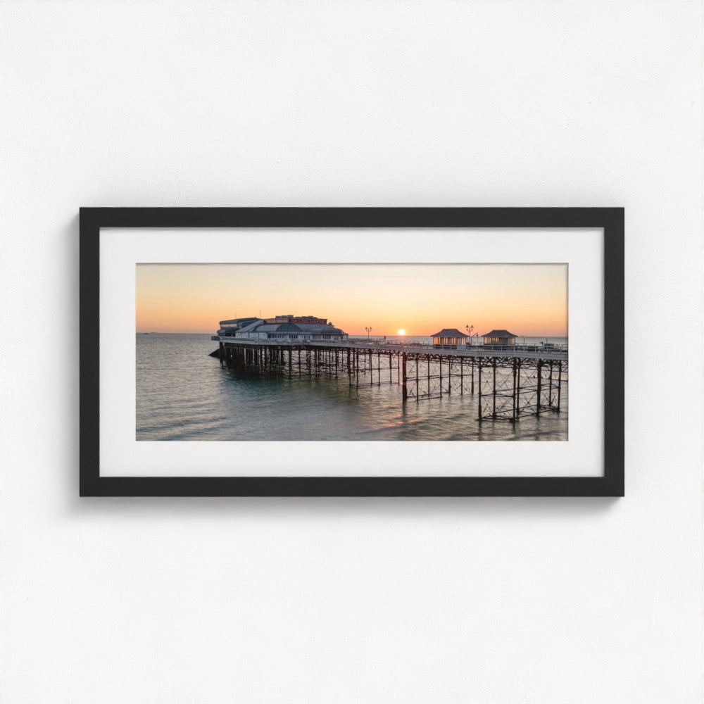 Cromer Pier Sunrise, Norfolk - Panoramic Print / Framed / Canvas Photographic Wall Art