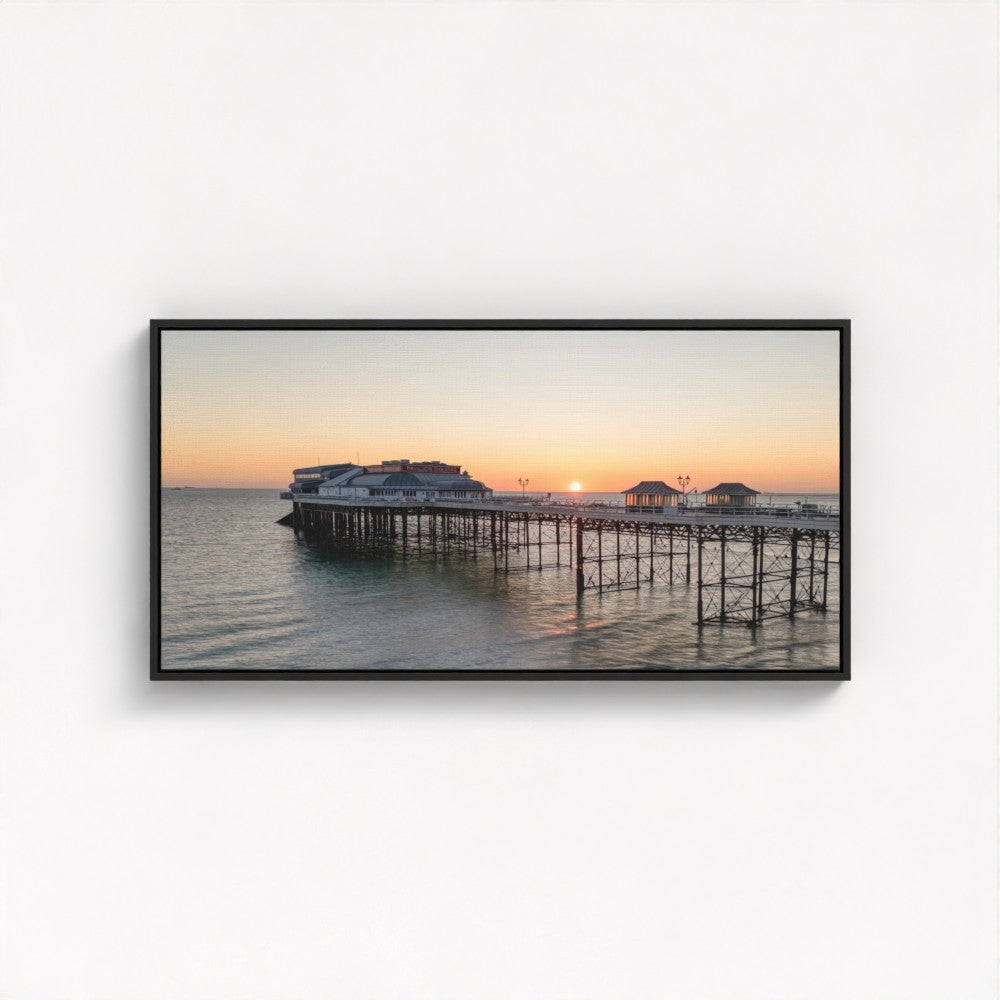 Cromer Pier Sunrise, Norfolk - Panoramic Print / Framed / Canvas Photographic Wall Art