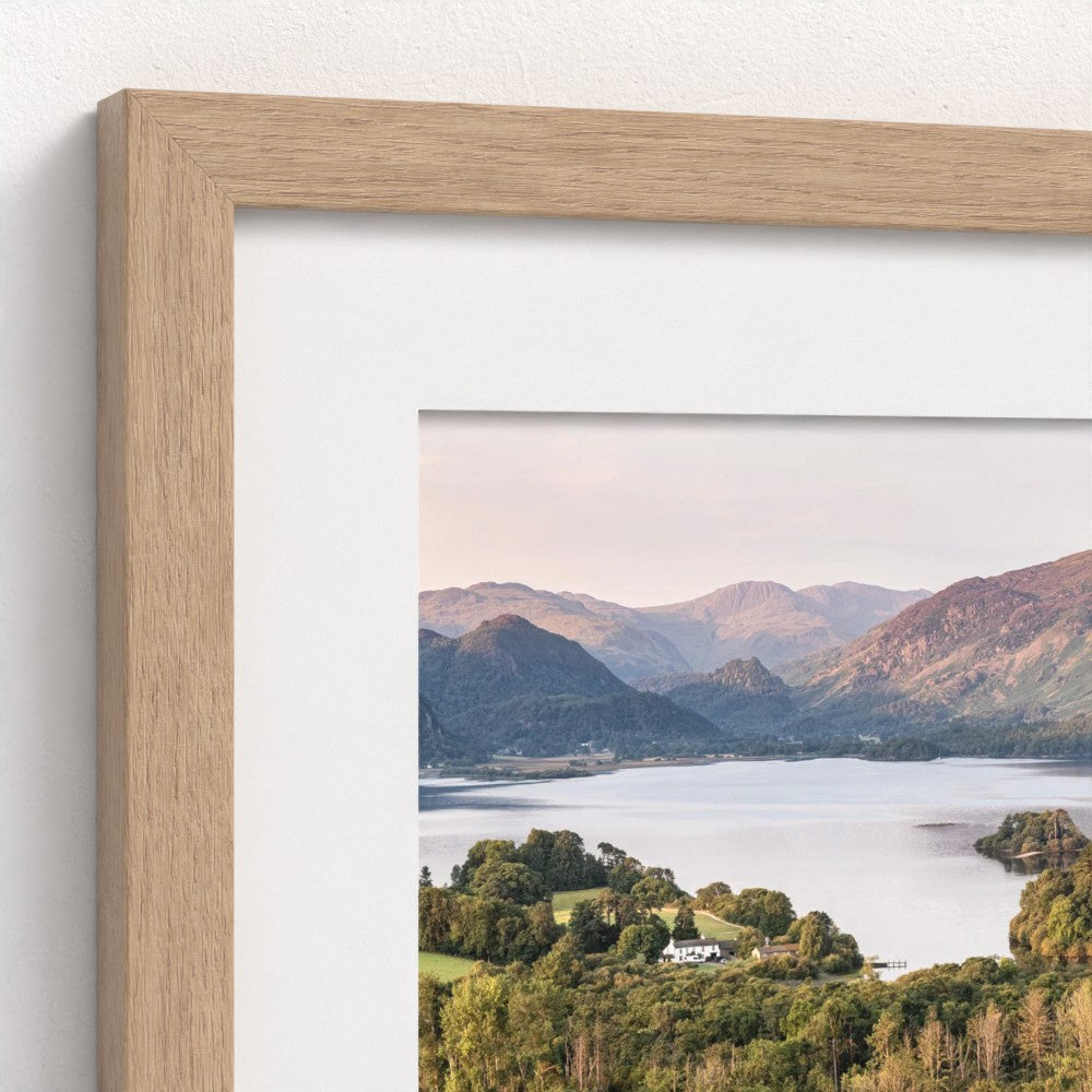 Derwent Water from Castle Head Sunrise - Panoramic Print / Framed / Canvas Photographic Wall Art
