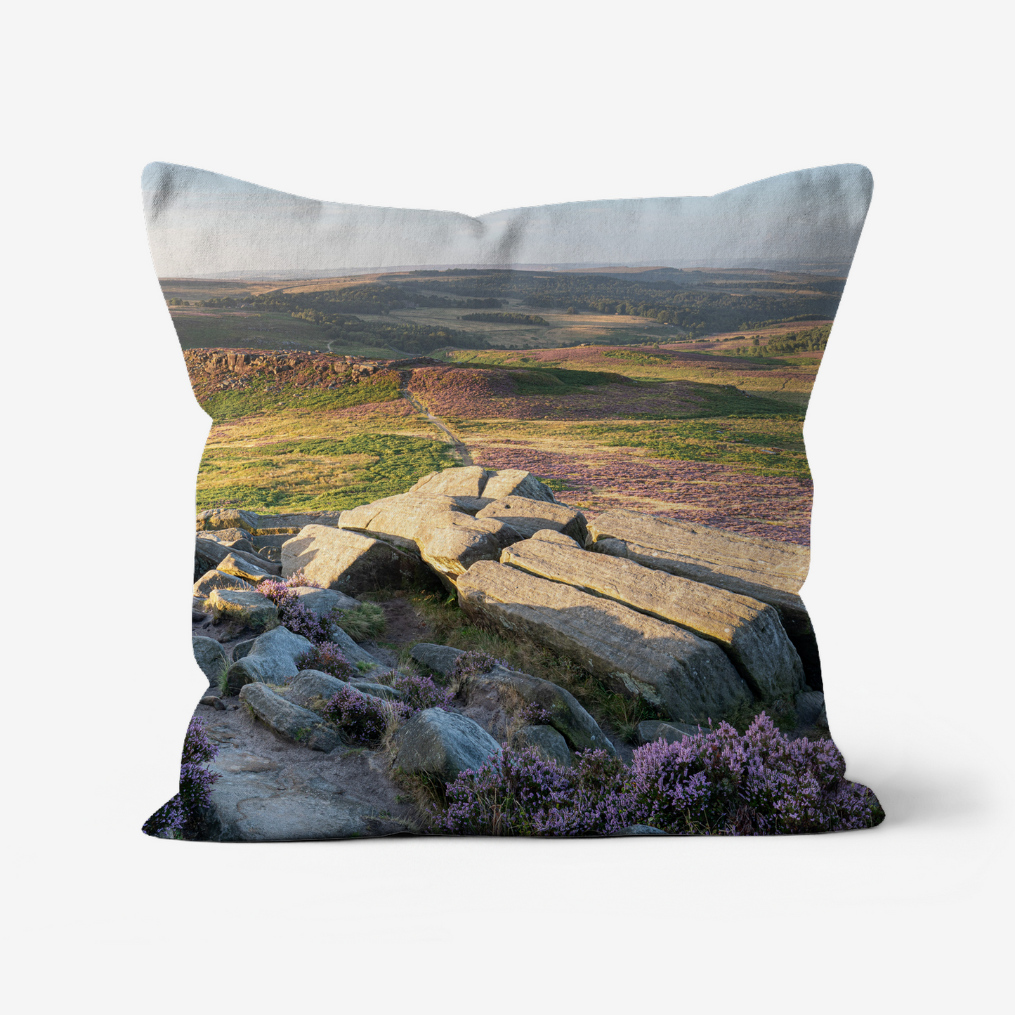 KitKat Stones, Peak District - 46x46cm Double Sided Faux Canvas Cushion