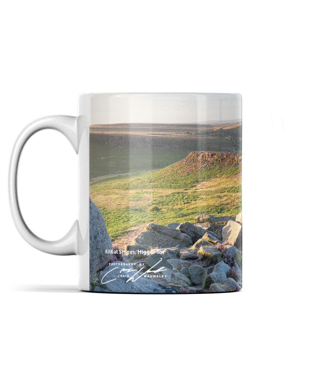 KitKat Stones, Higger Tor - Peak District 11oz Ceramic Tea/Coffee Mug