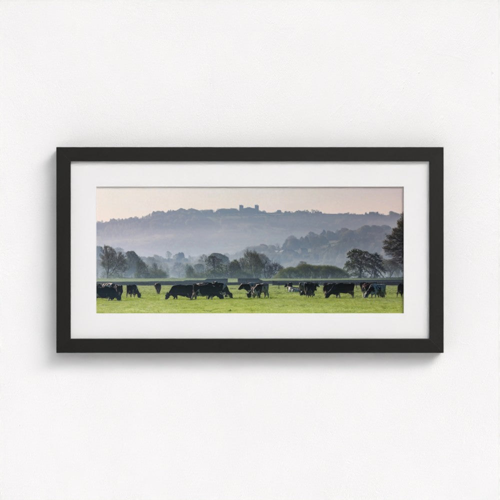 Riber Castle from Darley Dale - Panoramic Print / Framed / Canvas Photographic Wall Art