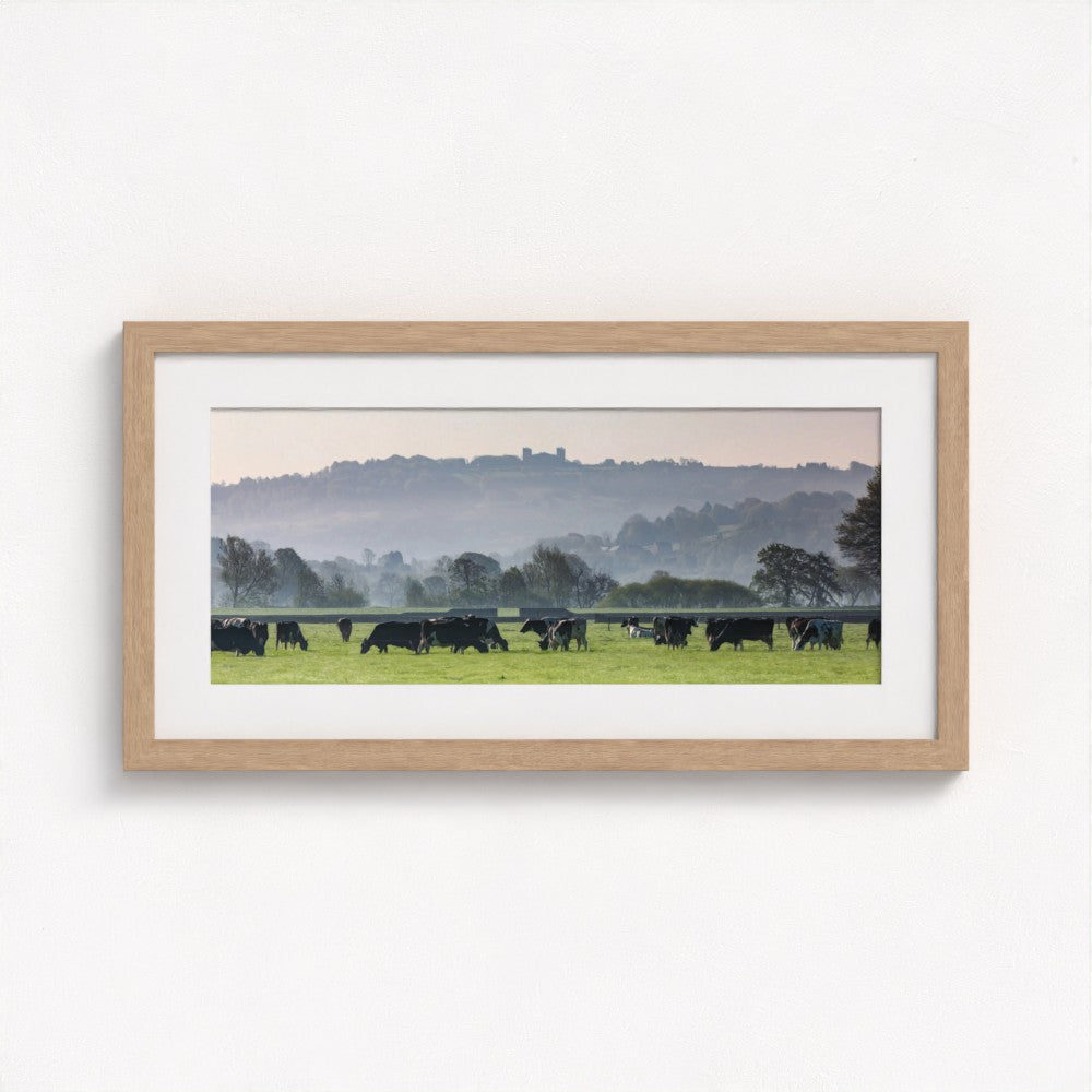 Riber Castle from Darley Dale - Panoramic Print / Framed / Canvas Photographic Wall Art