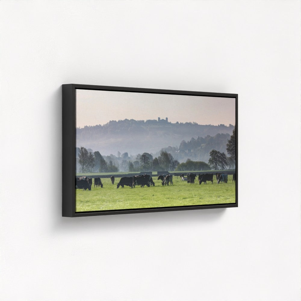 Riber Castle from Darley Dale - Panoramic Print / Framed / Canvas Photographic Wall Art