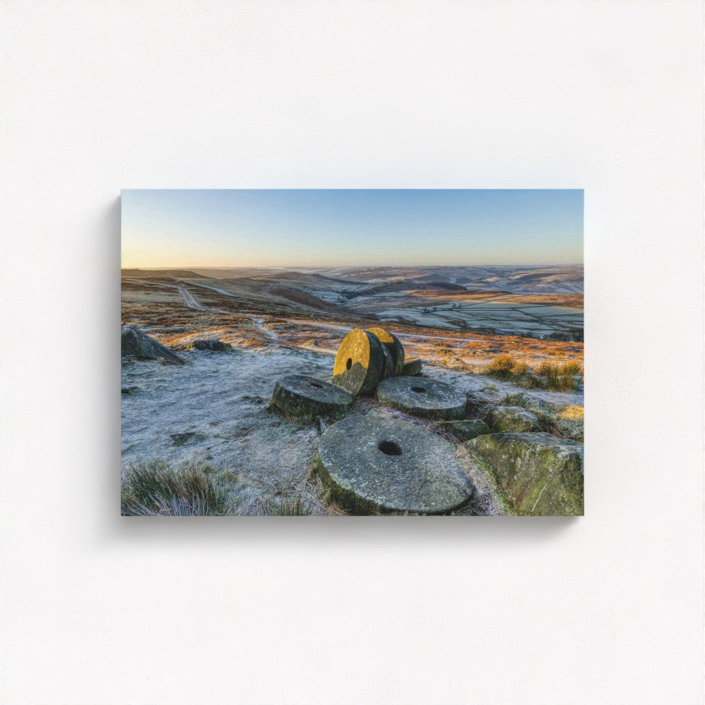 Stanage Edge Mill Stones - Print / Framed / Canvas Photographic Wall Art