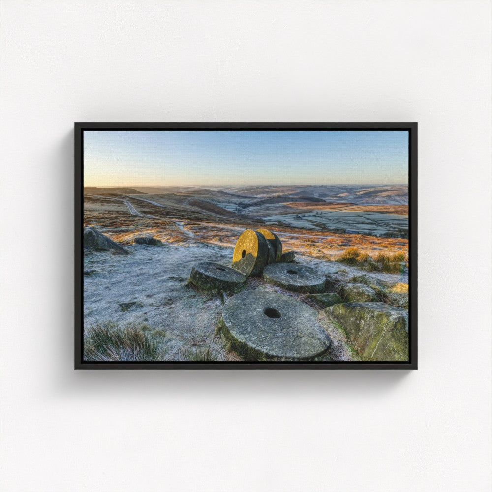 Stanage Edge Mill Stones - Print / Framed / Canvas Photographic Wall Art