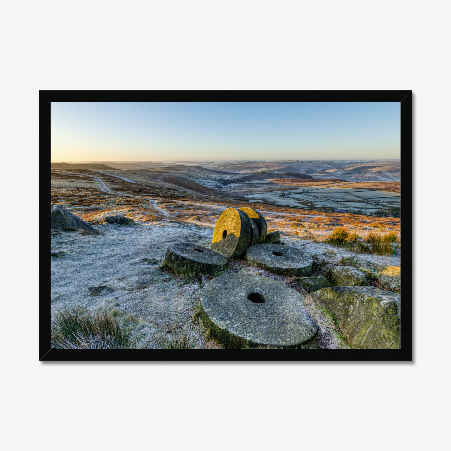 Stanage Edge Mill Stones - Print / Framed / Canvas Photographic Wall Art
