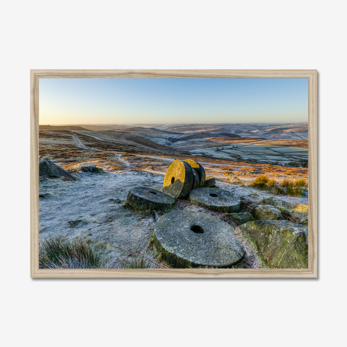 Stanage Edge Mill Stones - Print / Framed / Canvas Photographic Wall Art