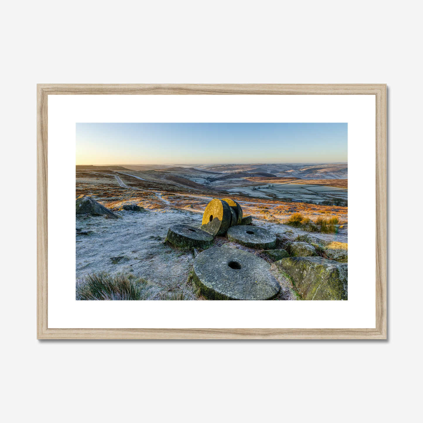 Stanage Edge Mill Stones - Print / Framed / Canvas Photographic Wall Art