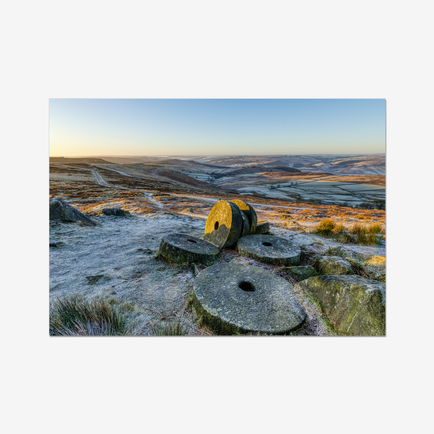 Stanage Edge Mill Stones - Print / Framed / Canvas Photographic Wall Art