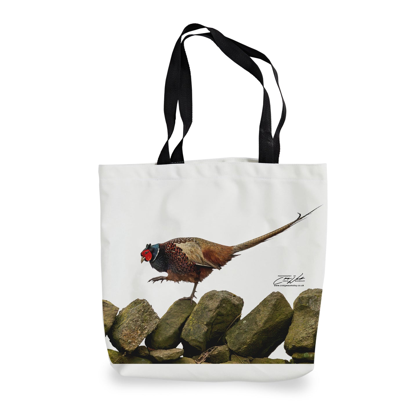 Pheasant - Canvas Tote Shopping Bag
