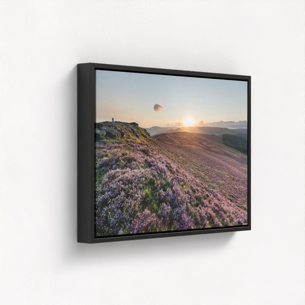 Win Hill Sunset - Print / Framed / Canvas Photographic Wall Art