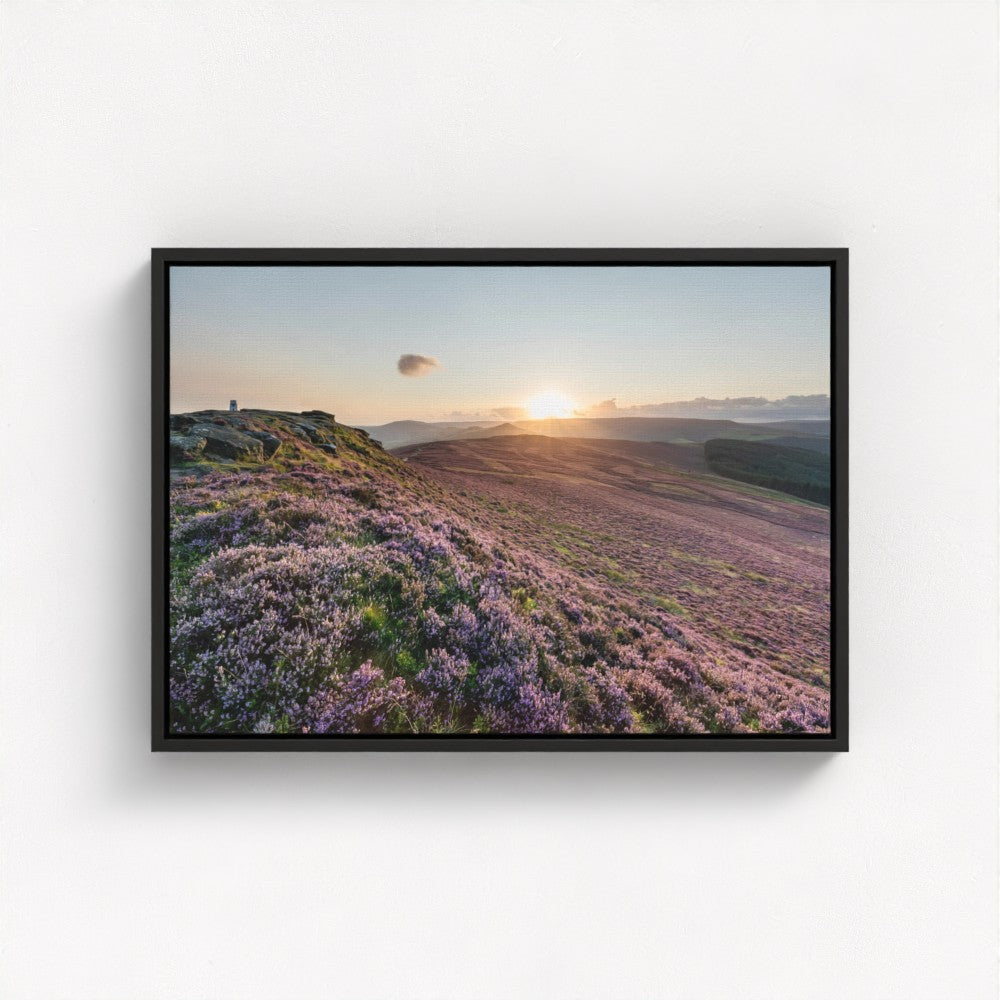 Win Hill Sunset - Print / Framed / Canvas Photographic Wall Art