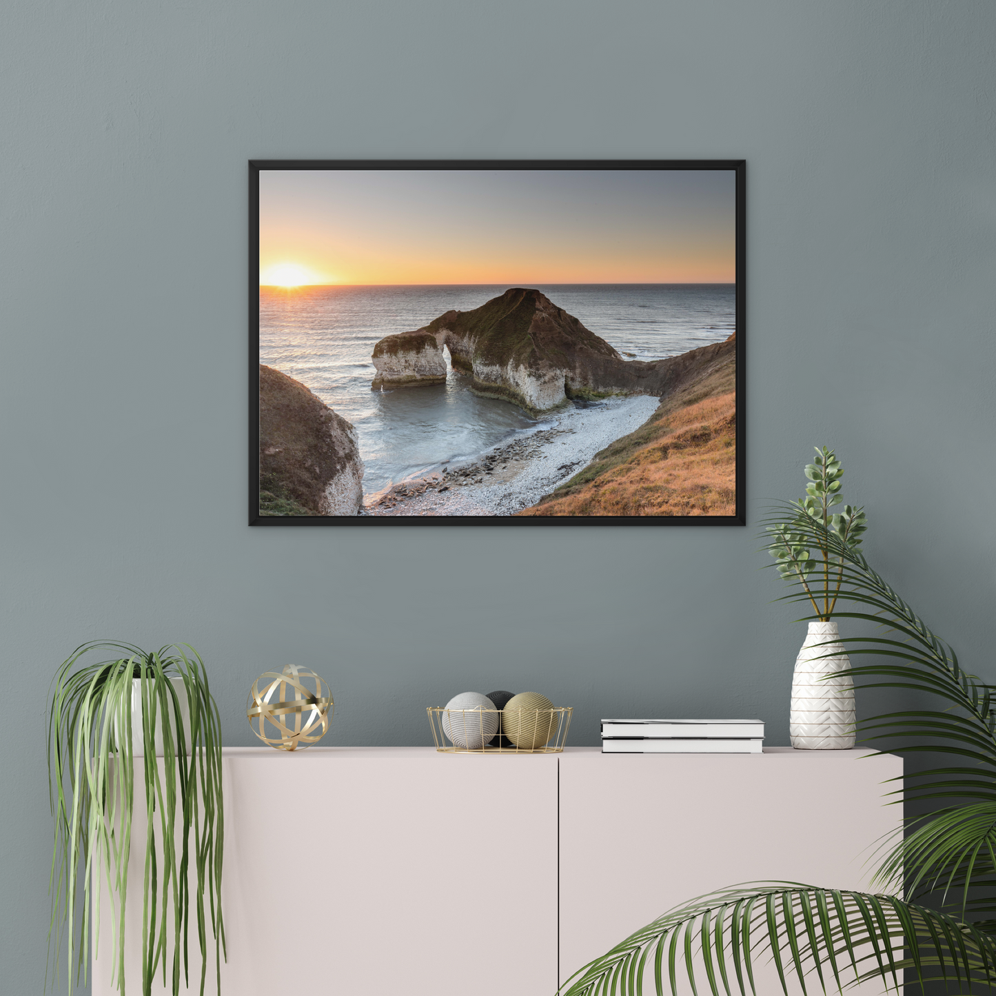Drinking Dinosaur, Flamborough - Print / Framed / Canvas Photographic Wall Art