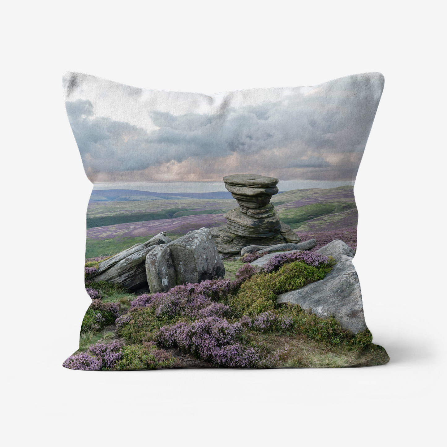 Salt Cellar, Derwent Edge, Peak District, Derbyshire - 46x46cm Double Sided Faux Canvas Cushion