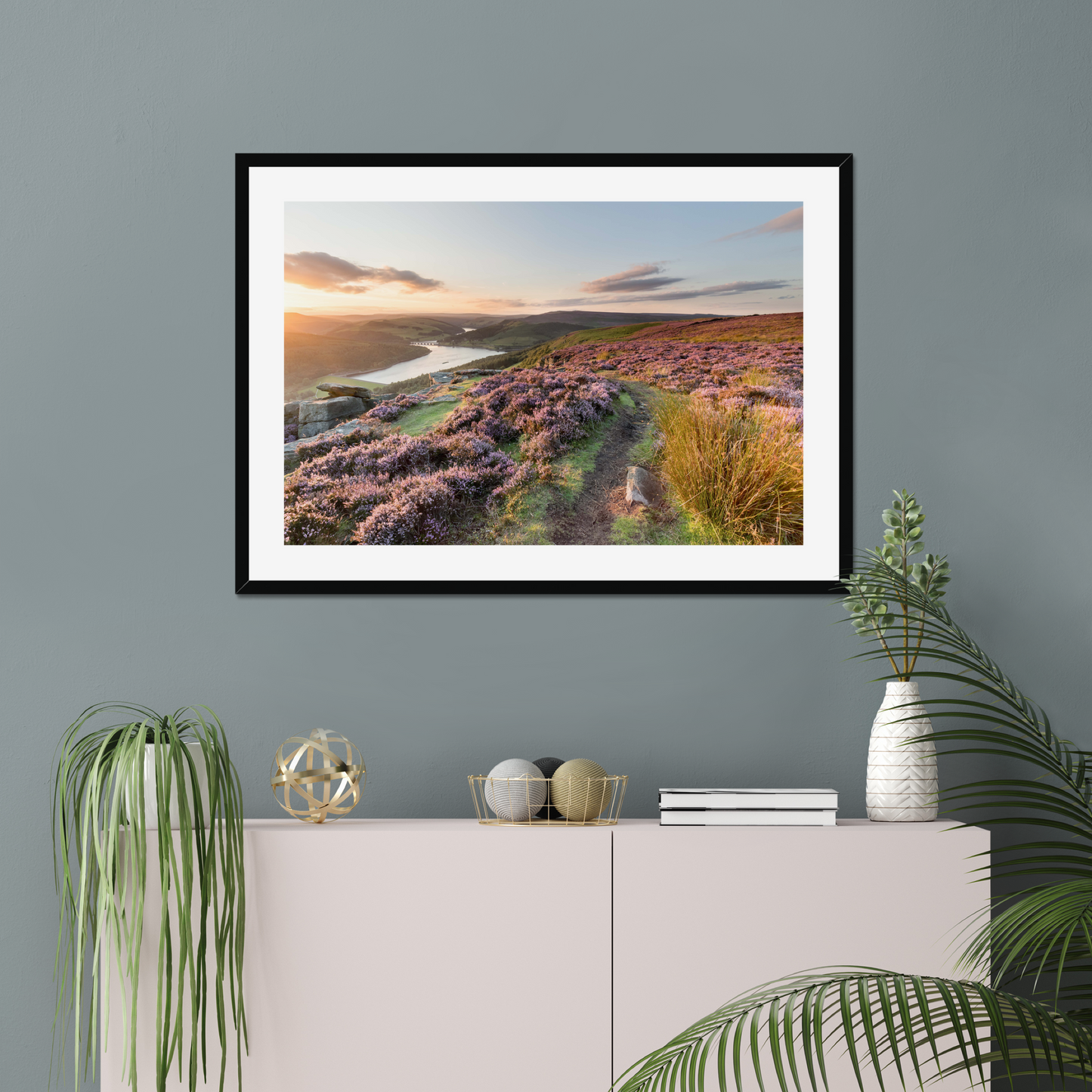 Bamford Edge Sunset, Peak District - Print / Framed / Canvas Photographic Wall Art