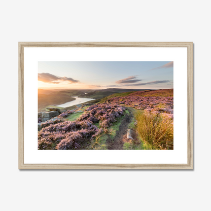 Bamford Edge Sunset, Peak District - Print / Framed / Canvas Photographic Wall Art