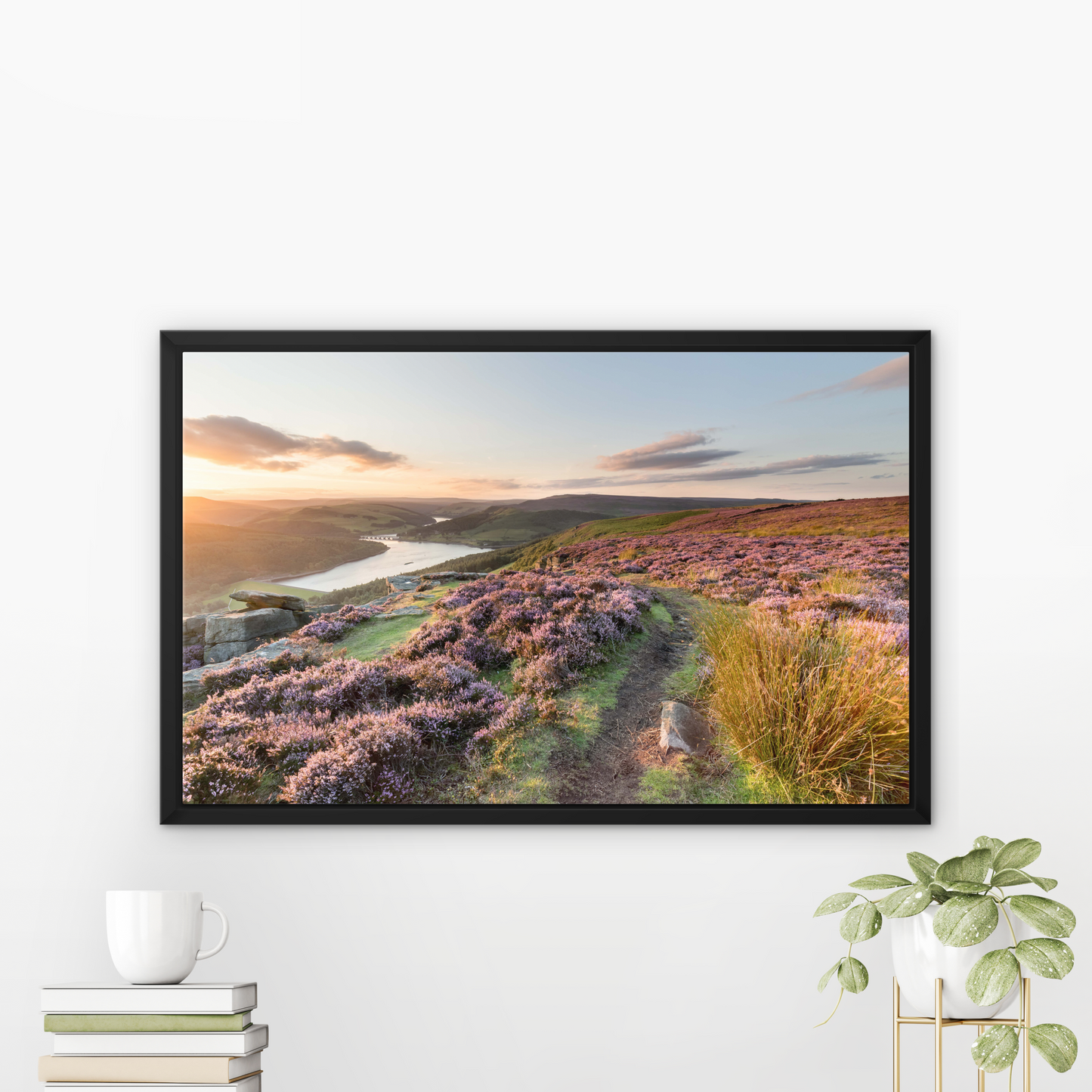 Bamford Edge Sunset, Peak District - Print / Framed / Canvas Photographic Wall Art