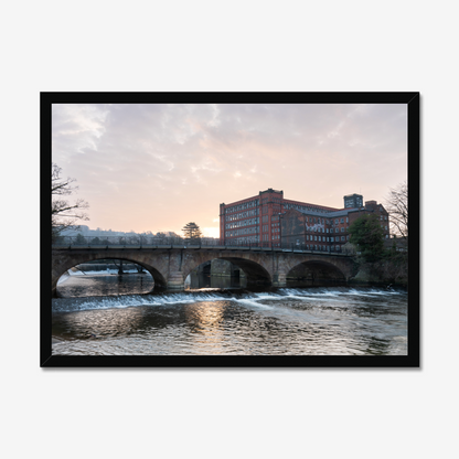 Belper Mills, Sunrise - Print / Framed / Canvas Photographic Wall Art