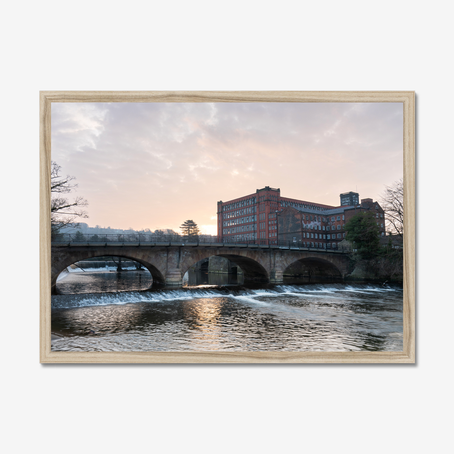 Belper Mills, Sunrise - Print / Framed / Canvas Photographic Wall Art