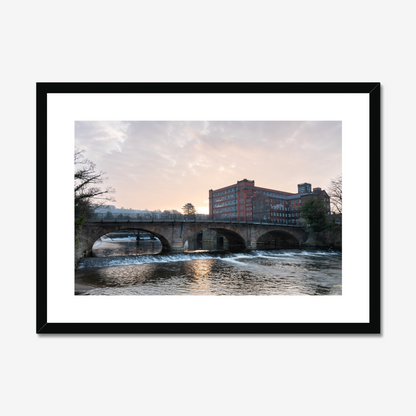 Belper Mills, Sunrise - Print / Framed / Canvas Photographic Wall Art