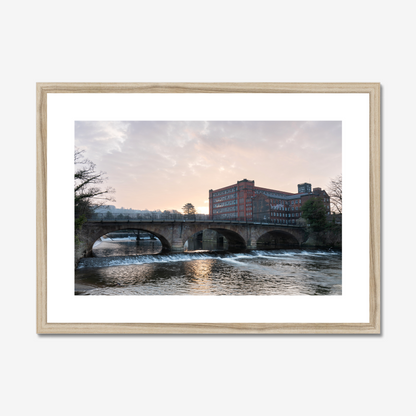 Belper Mills, Sunrise - Print / Framed / Canvas Photographic Wall Art