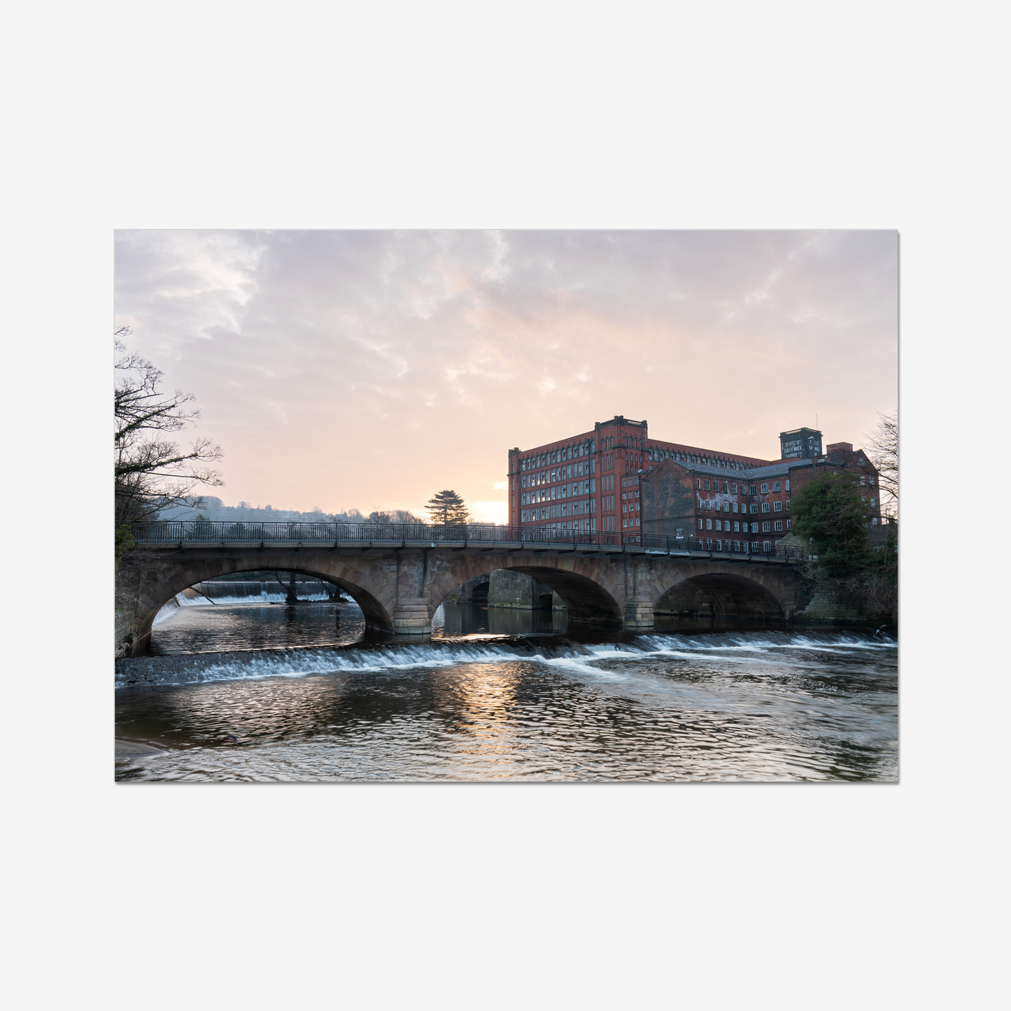 Belper Mills, Sunrise - Print / Framed / Canvas Photographic Wall Art