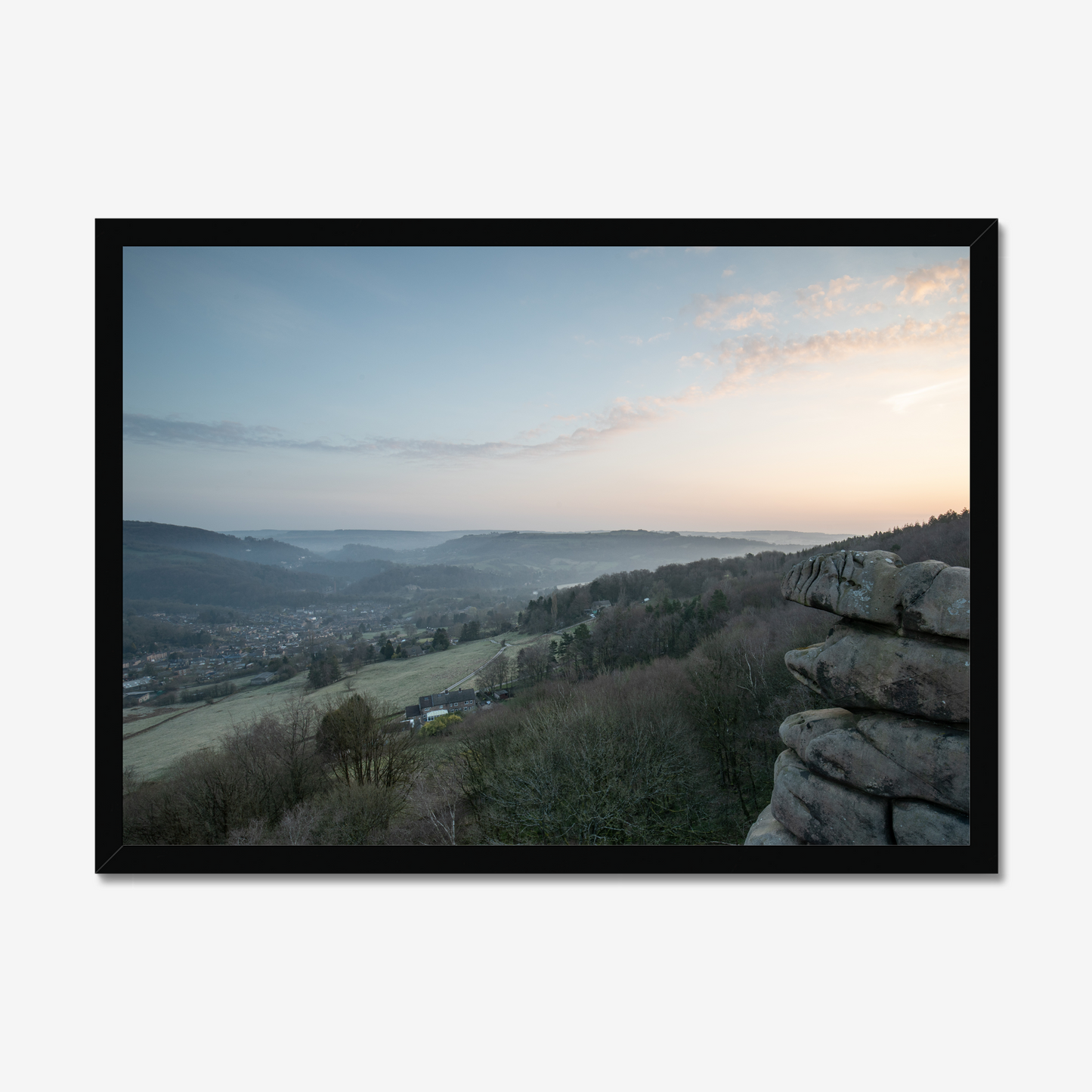 Black Rocks Sunrise, Wirksworth - Print / Framed / Canvas Photographic Wall Art