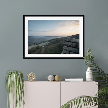 Black Rocks Sunrise, Wirksworth - Print / Framed / Canvas Photographic Wall Art