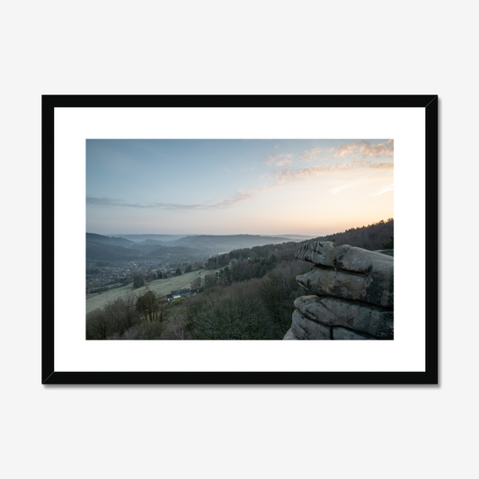 Black Rocks Sunrise, Wirksworth - Print / Framed / Canvas Photographic Wall Art