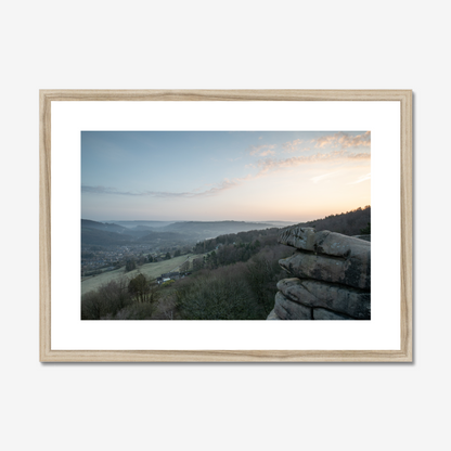 Black Rocks Sunrise, Wirksworth - Print / Framed / Canvas Photographic Wall Art