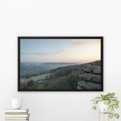 Black Rocks Sunrise, Wirksworth - Print / Framed / Canvas Photographic Wall Art