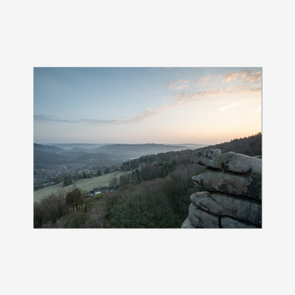 Black Rocks Sunrise, Wirksworth - Print / Framed / Canvas Photographic Wall Art