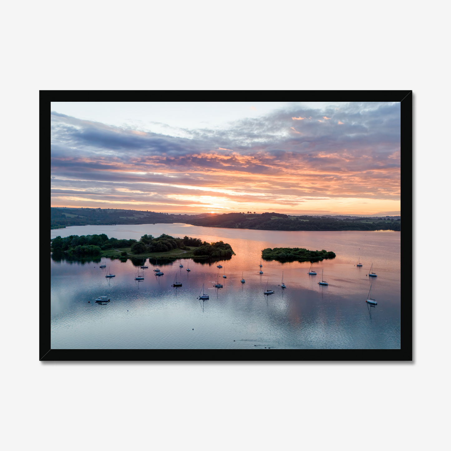 Carsington Water Sunrise - Print / Framed / Canvas Photographic Wall Art