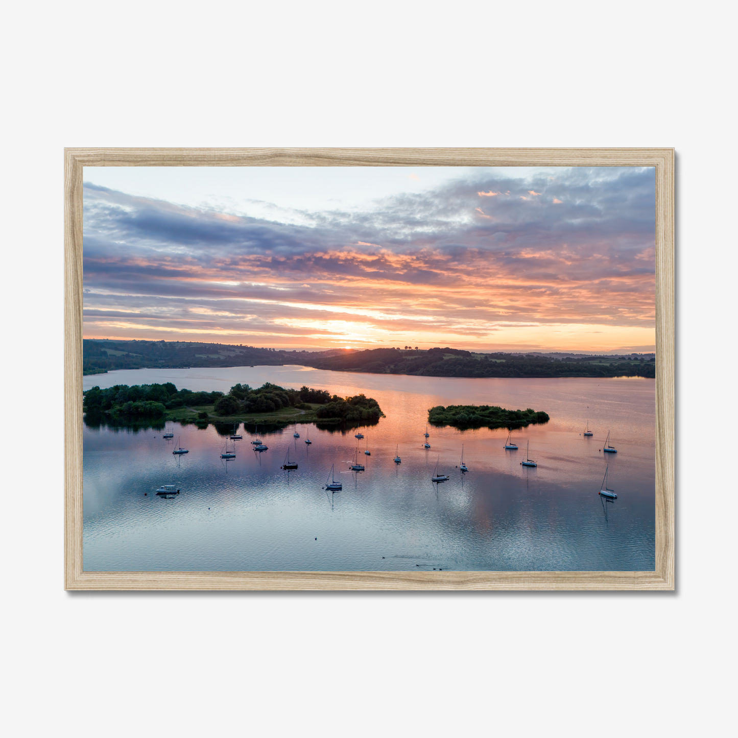 Carsington Water Sunrise - Print / Framed / Canvas Photographic Wall Art