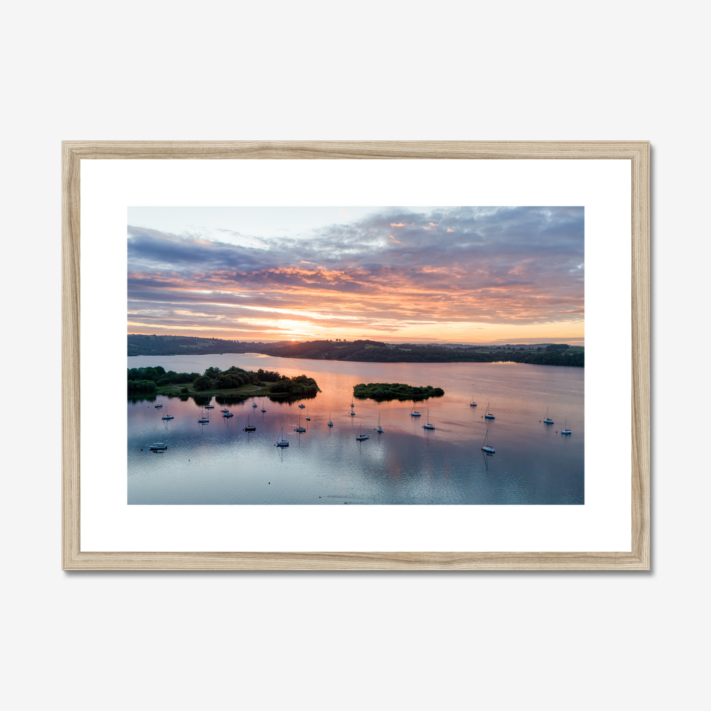 Carsington Water Sunrise - Print / Framed / Canvas Photographic Wall Art