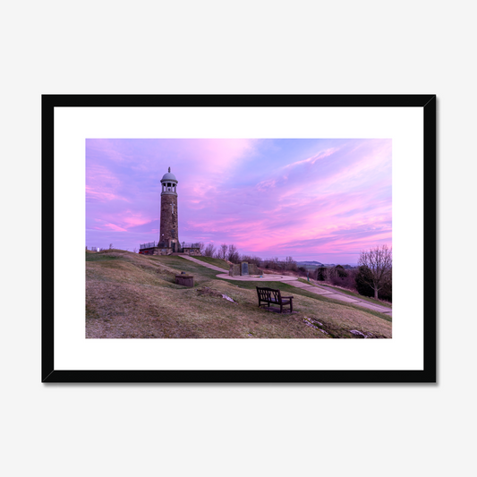 Crich Memorial Stand Sunrise - Print / Framed / Canvas Photographic Wall Art