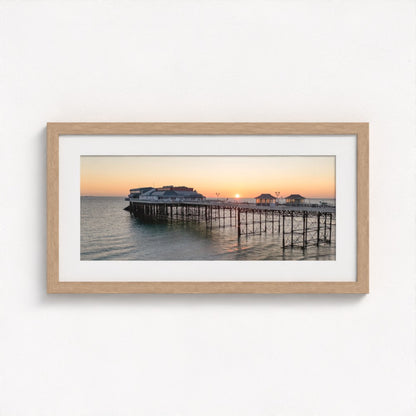 Cromer Pier Sunrise, Norfolk - Panoramic Print / Framed / Canvas Photographic Wall Art